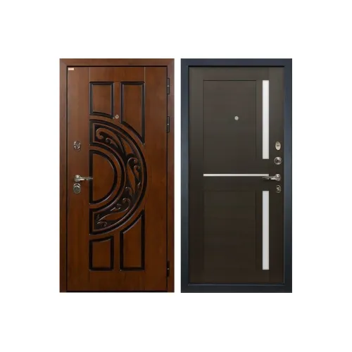 Входная металлическая дверь Лекс Спартак Cisa Баджио Венге (панель №50)