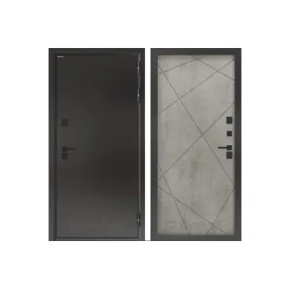 Входная дверь с терморазрывом BN-10 ФЛ-291 Бетон серый (светлый)