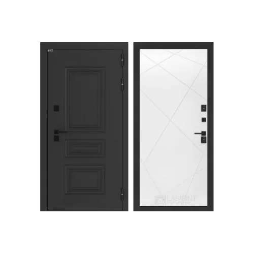 Входная дверь Аляска Лайт 24 - Белый софт